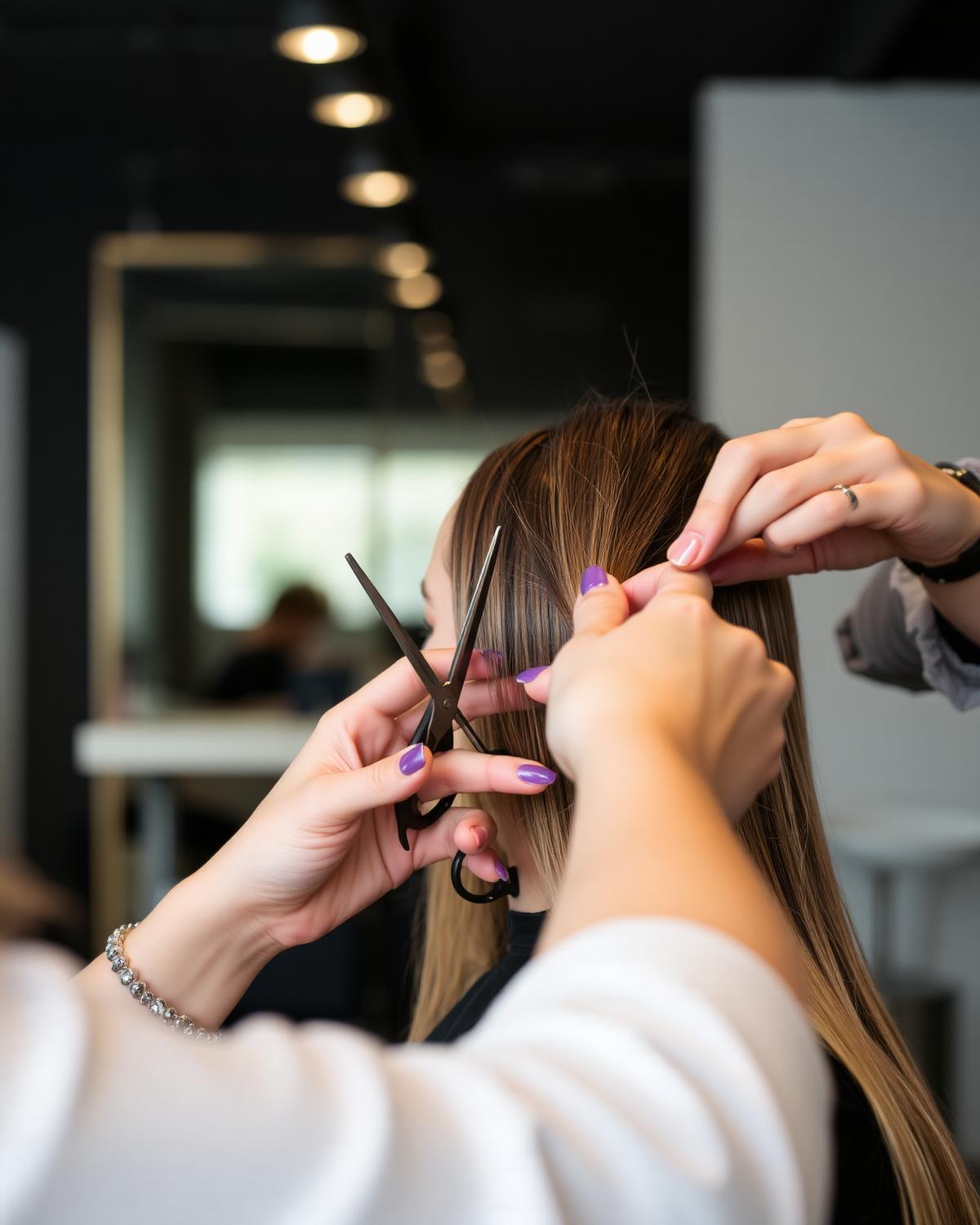Hair styling at Studio 27